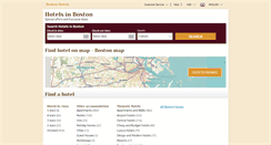 Desktop Screenshot of bostonhotelsmotels.com