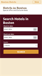 Mobile Screenshot of bostonhotelsmotels.com